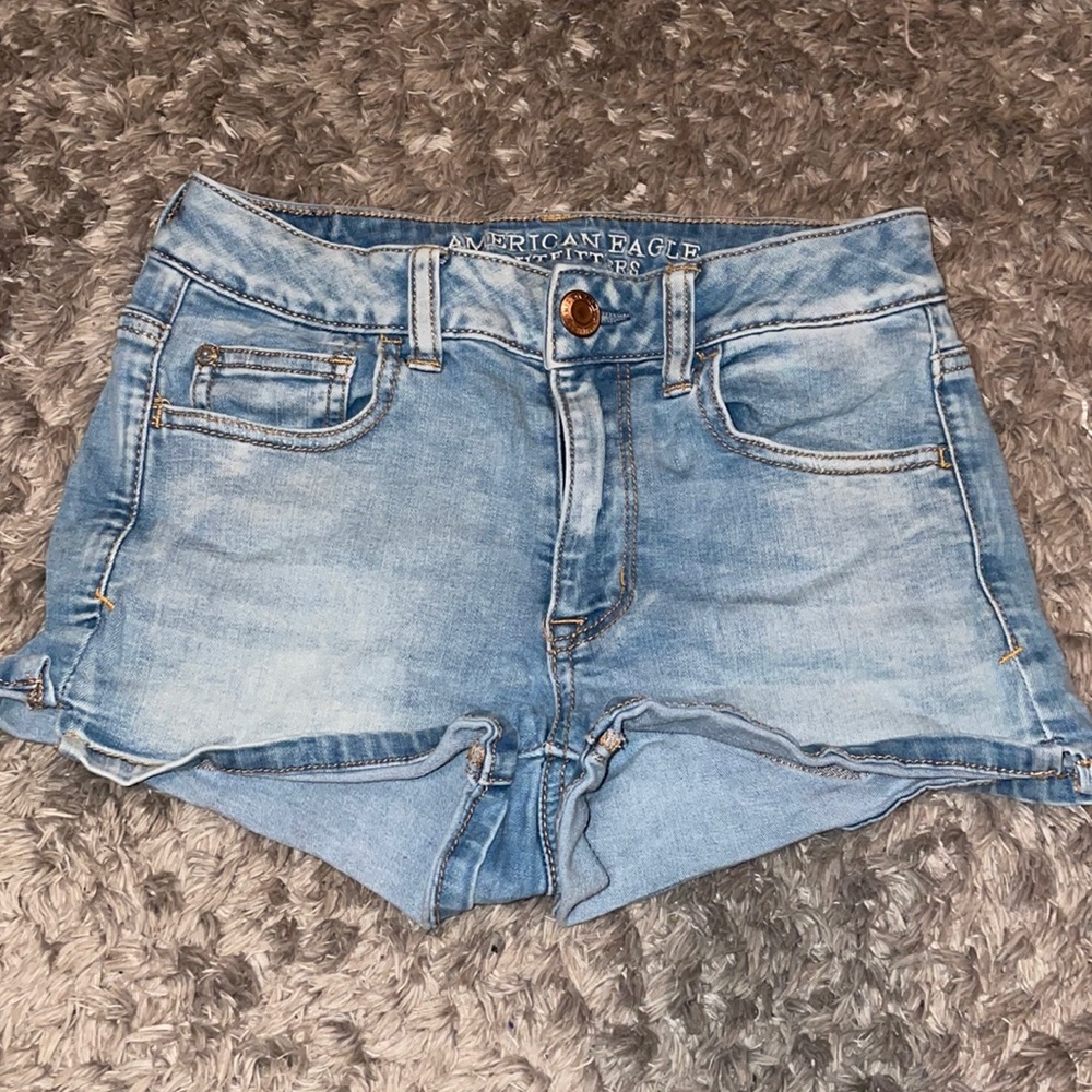 Hi-Rise American Eagle Jean Shorts